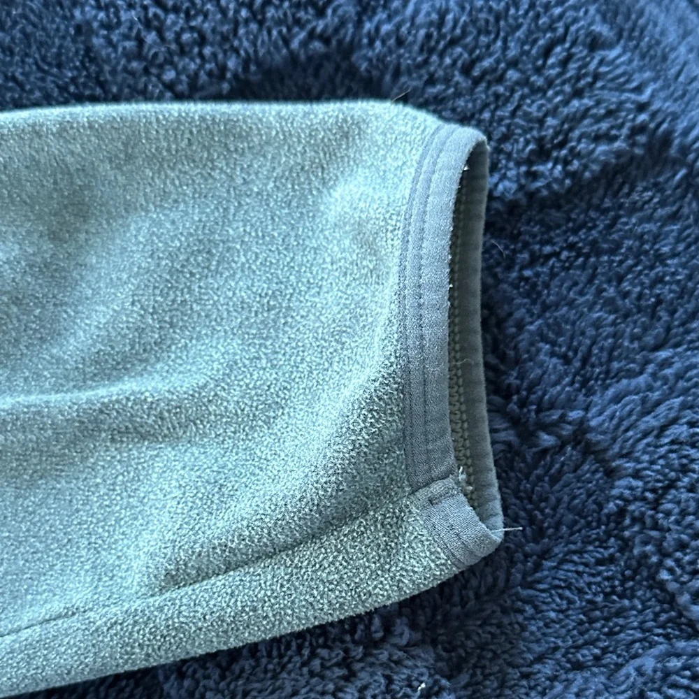 Men's Blue Quarter-Zip Sweater - Picture 4 of 7